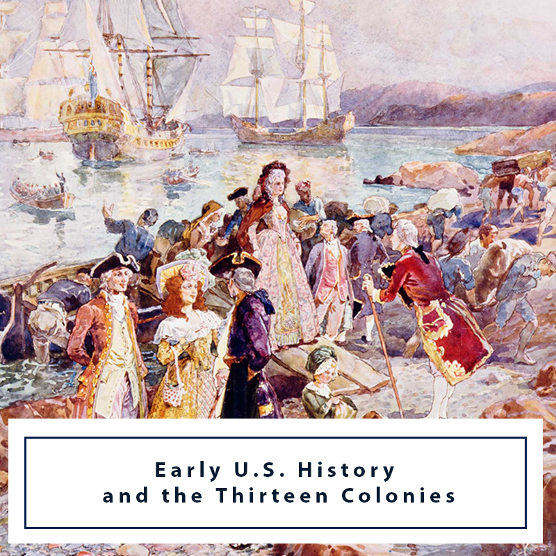 Early-U.S.-History-and-the-Thirteen-Colonies Map Geek