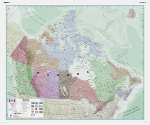 Executive Canada Wall Map