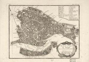 Plans of Venice Wall Map
