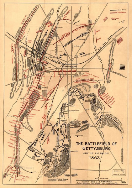 Battles of Gettysburg Maps.com