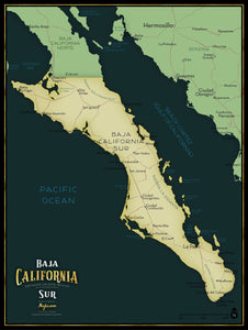 Baja California Sur Limited Edition Map