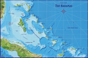 Bahamas Wall Map
