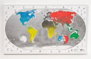 2012 Commemorative World Map by Future Mapping Company