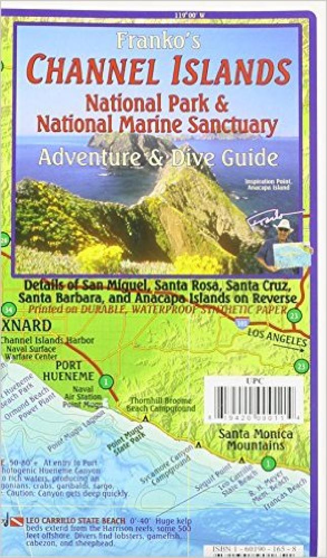 Cover of California Map & Dive Guide, Channel Islands 