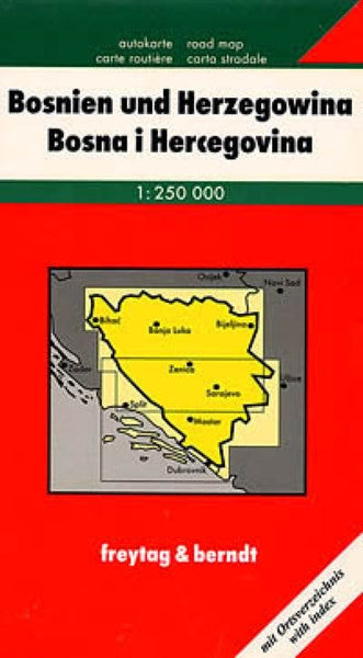 Bosnia and Herzegovina Travel Map Eastview