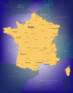 France Wall Map