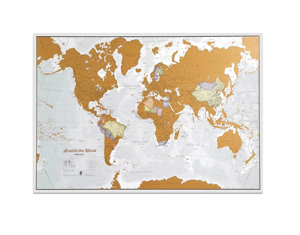 Scratch the World by Maps International Ltd. Eastview