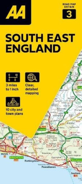 South East England : road map Britain 3 AA Publishing
