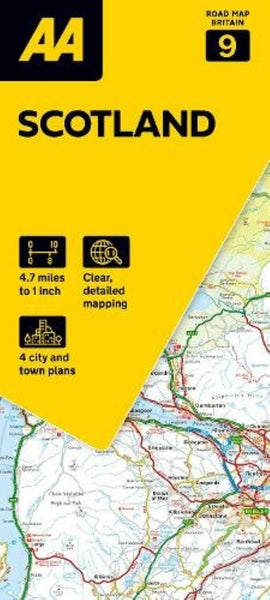 Great Britain Regional Road Map: Scotland AA Publishing