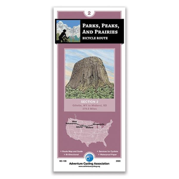 Parks, Peaks, & Prairies Connector Bicycle Route Section 2 Adventure Cycling Association