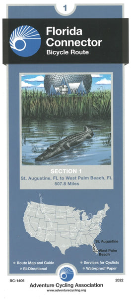 Florida Connector Bike Route Map Section 1 Adventure Cycling Association