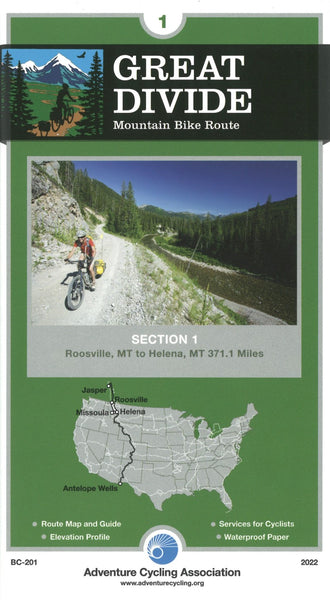 Great Divide Mountain Bike Route #1 Roosville, MT - Helena, MT Adventure Cycling Association