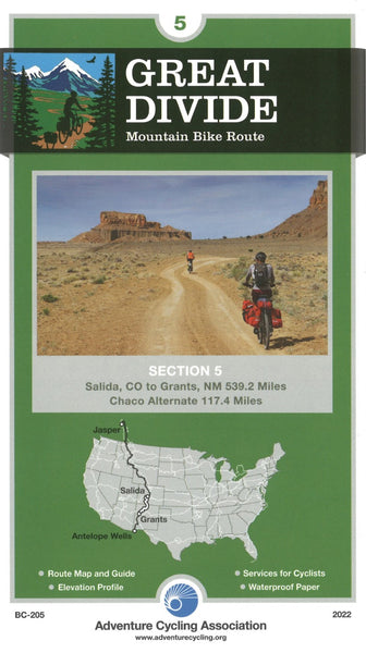 Great Divide Mountain Bike Route #5 Platoro, CO- Pie Town, NM Adventure Cycling Association