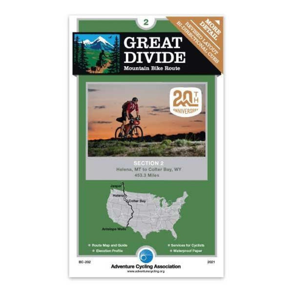 Great Divide Mountain Bike Route #2 Polaris, MT - South Pass City, WY Adventure Cycling Association