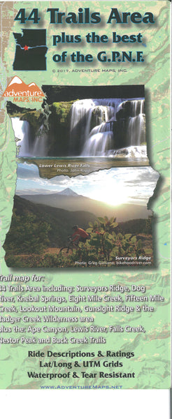 The 44 Trails Area Map Adventure Maps