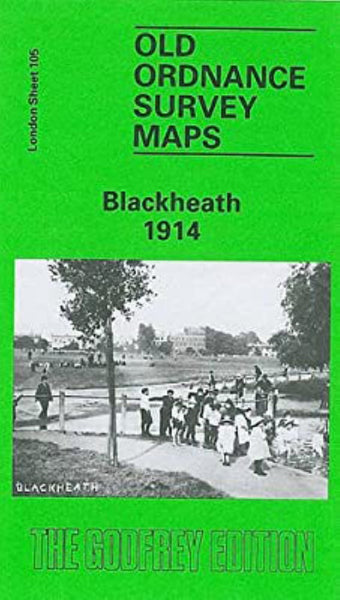 Blackheath 1914 - Old Ordnance Survey Map (London Sheet 105) Alan Godfrey Maps