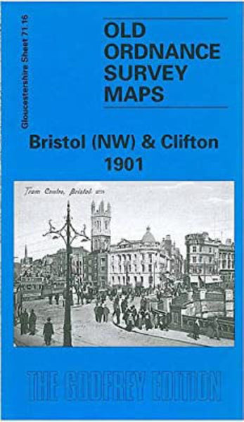Bristol (NW) & Clifton 1901 - Old Ordnance Survey Map (Gloucestershire Sheet 71.16) Alan Godfrey Maps