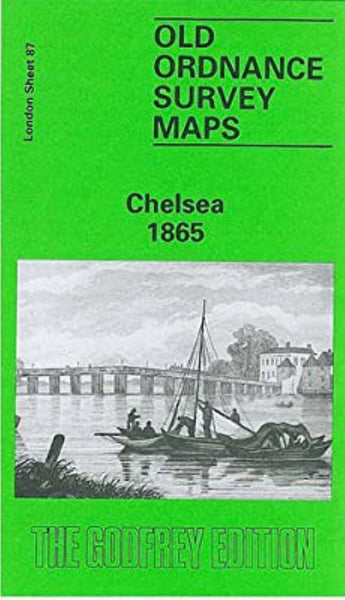 Chelsea 1865 - Old Ordnance Survey Map (London Sheet 87) Alan Godfrey Maps