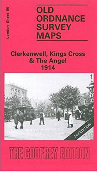 Clerkenwell, Kings Cross & The Angel 1914 - Old Ordnance Survey Map (London Sheet 50) Alan Godfrey Maps