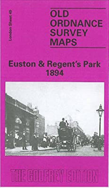 Euston & Regent's Park 1894 - Old Ordnance Survey Map (London Sheet 49) Alan Godfrey Maps