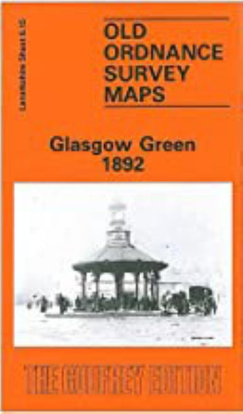 Glasgow Green 1892 - Old Ordnance Survey Map (Glasgow Sheet 15) Alan Godfrey Maps