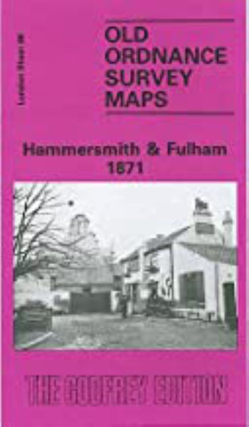 Hammersmith & Fulham 1871 - Old Ordnance Survey Map (London Sheet 86) Alan Godfrey Maps