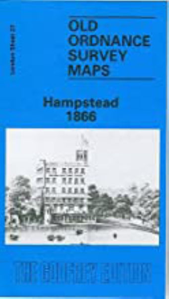 Hampstead 1866 - Old Ordnance Survey Map (London Sheet 27) Alan Godfrey Maps