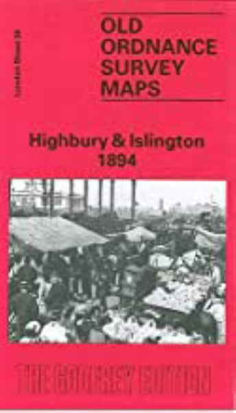 Highgate 1894 - Old Ordnance Survey Map (London Sheet 19) Alan Godfrey Maps