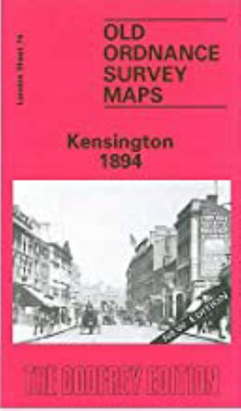 Kensington 1894 - Old Ordnance Survey Map (London Sheet 74) Alan Godfrey Maps