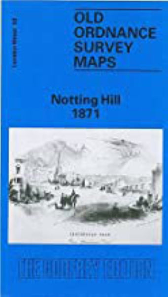 Notting Hill 1871 - Old Ordnance Survey Map (London Sheet 59) Alan Godfrey Maps