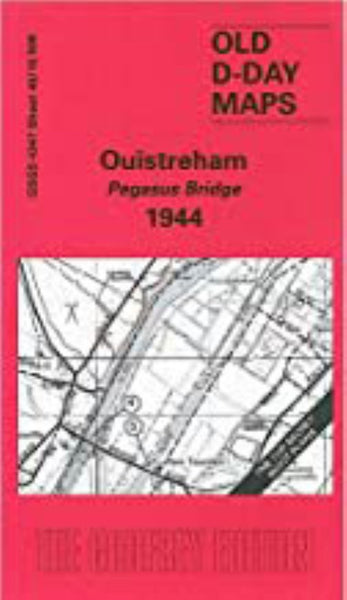 Ouistreham Pegasus Bridge 1944 - Old Ordnance Survey Map (GSGS 4347 Sheet 40/16 NW) Alan Godfrey Maps