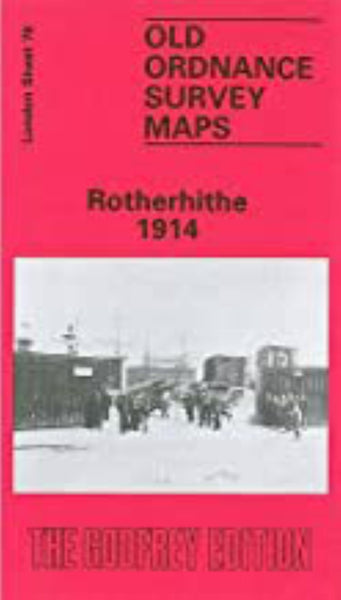 Rotherhithe 1914 - Old Ordnance Survey Map (London Sheet 78) Alan Godfrey Maps