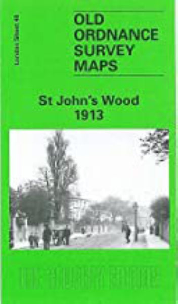 St John's Wood 1913 - Old Ordnance Survey Map (London Sheet 48) Alan Godfrey Maps