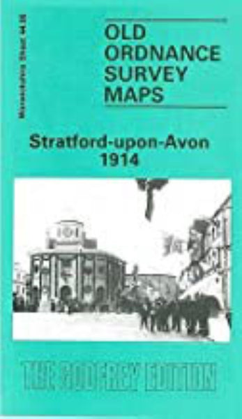 Stratford-upon-Avon 1914 - Old Ordnance Survey Map (Warwickshire Sheet 44.06) Alan Godfrey Maps