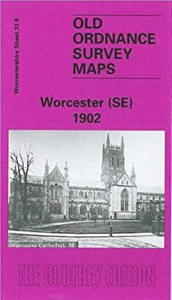 Worcester (SE) 1902 - Old Ordnance Survey Map (Worcestershire Sheet 33.8) Alan Godfrey Maps