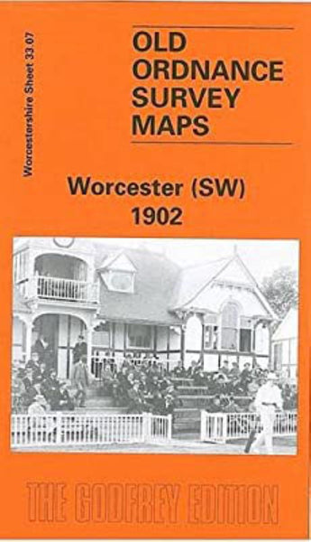 Worcester (SW) 1902 - Old Ordnance Survey Map (Worcestershire Sheet 33.07) Alan Godfrey Maps