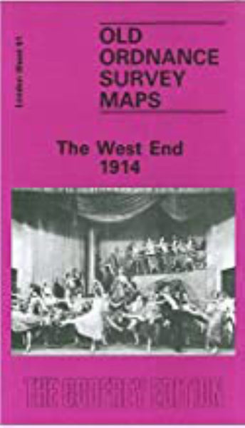 The West End 1914 - Old Ordnance Survey Map (London Sheet 61) Alan Godfrey Maps