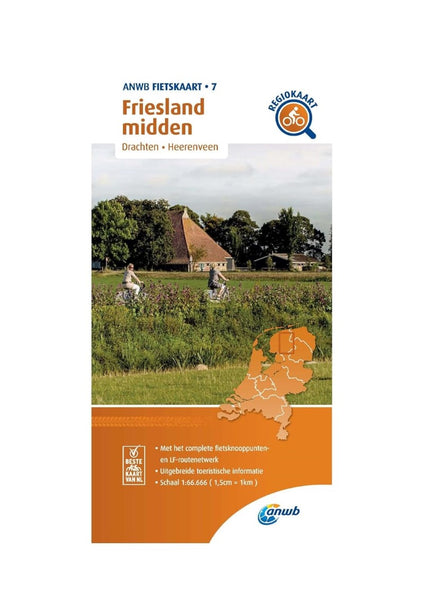 Friesland Central cycling map #7 ANWB Media (Firm)