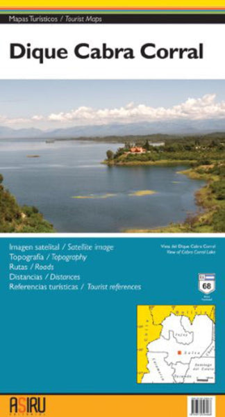 Dique Cabra Corral Tourist Map Asiru Editorial
