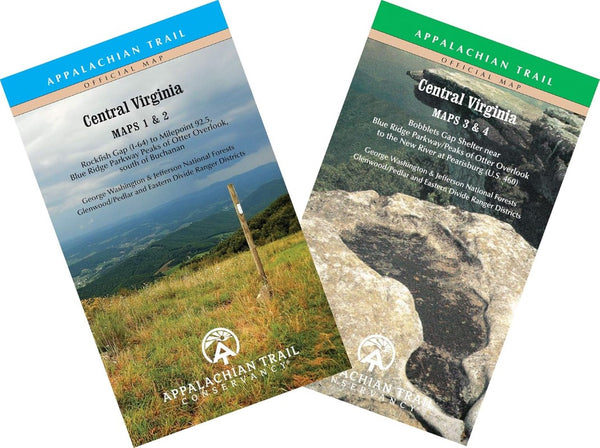 Appalachian Trail Central Virginia Map Set Appalachian Trail Conservancy