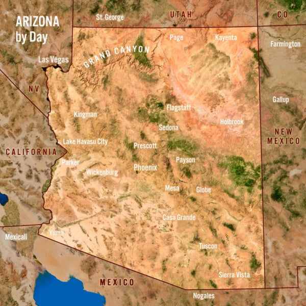 Arizona Day and Night Maxi Card 8" Authentic Cards