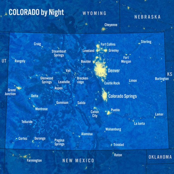 Colorado Day and Night Maxi Card 8" Authentic Cards