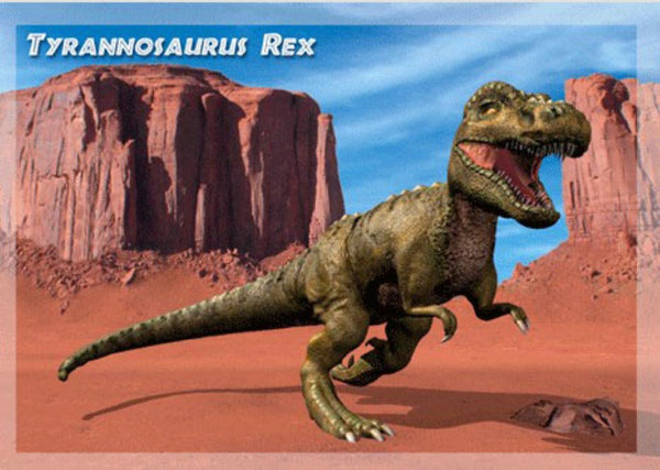 Tyrannosaurus 3D Greeting Card Authentic Cards