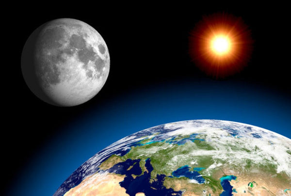 Earth, Moon, Sun Magnet Authentic Cards