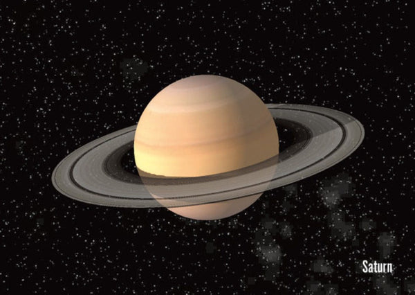 Saturn 3D Postcard Authentic Cards