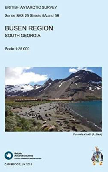 Busen Region, South Georgia Map British Antarctic Survey
