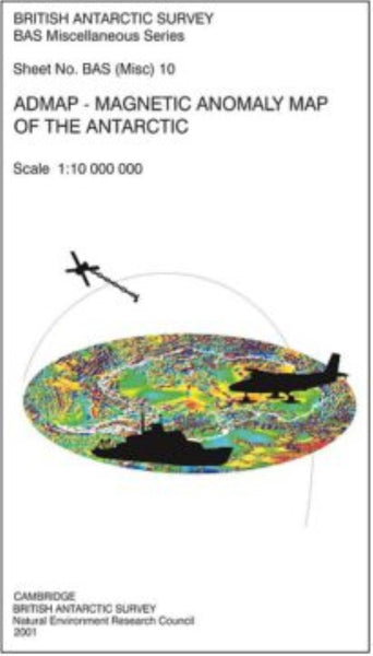Magnetic Anomaly map of the  Antarctic British Antarctic Survey