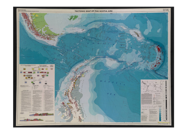 Scotia Arc Tectonic Map British Antarctic Survey