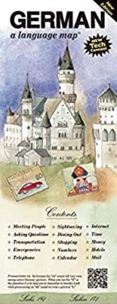 GERMAN a language map Bilingual Books