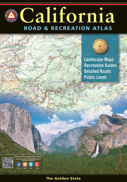 California Road and Recreation Atlas Benchmark Maps